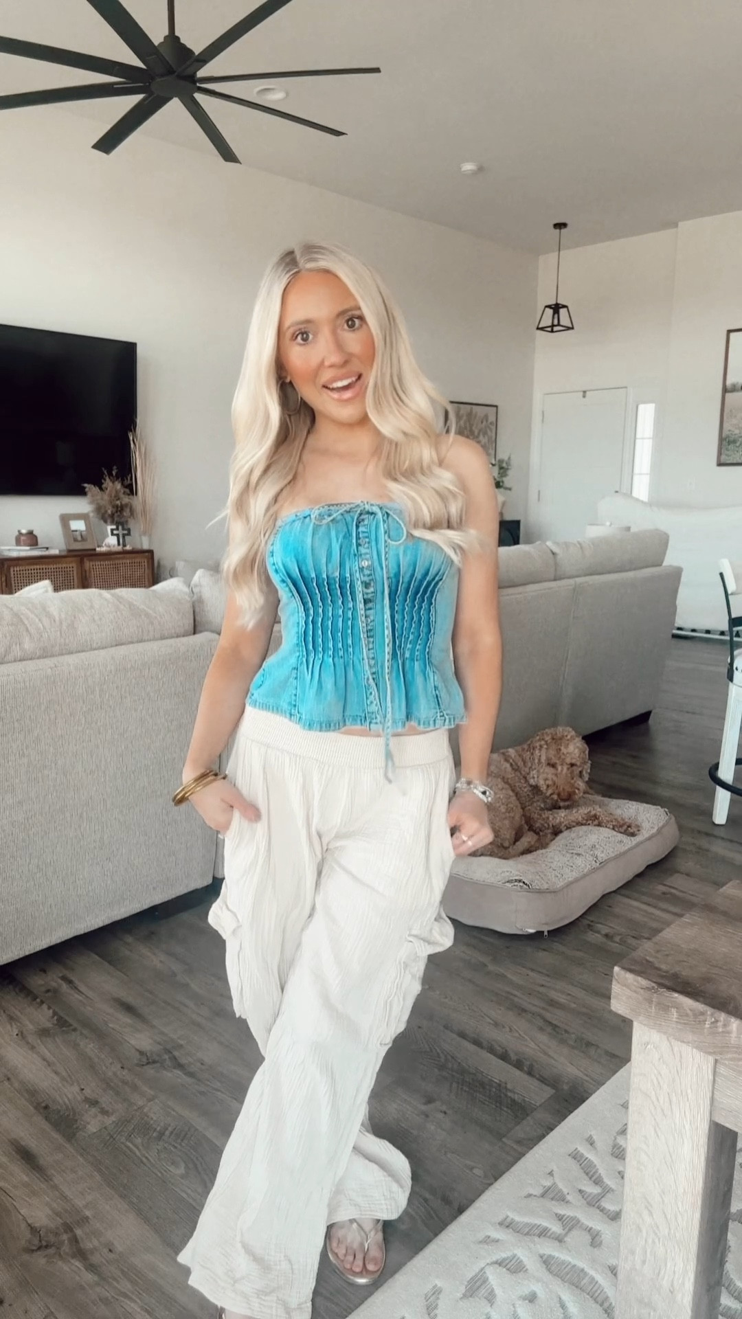 Linking similar flowy boho pants below! Mine are older from aerie! 

#LTKFestival #LTKSeasonal