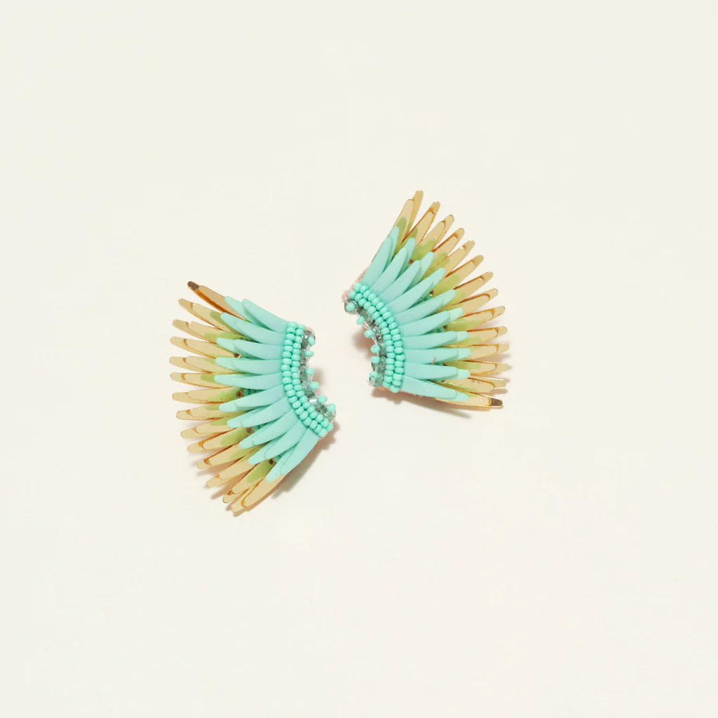 Mini Madeline Earrings Royal Turquoise | Mignonne Gavigan