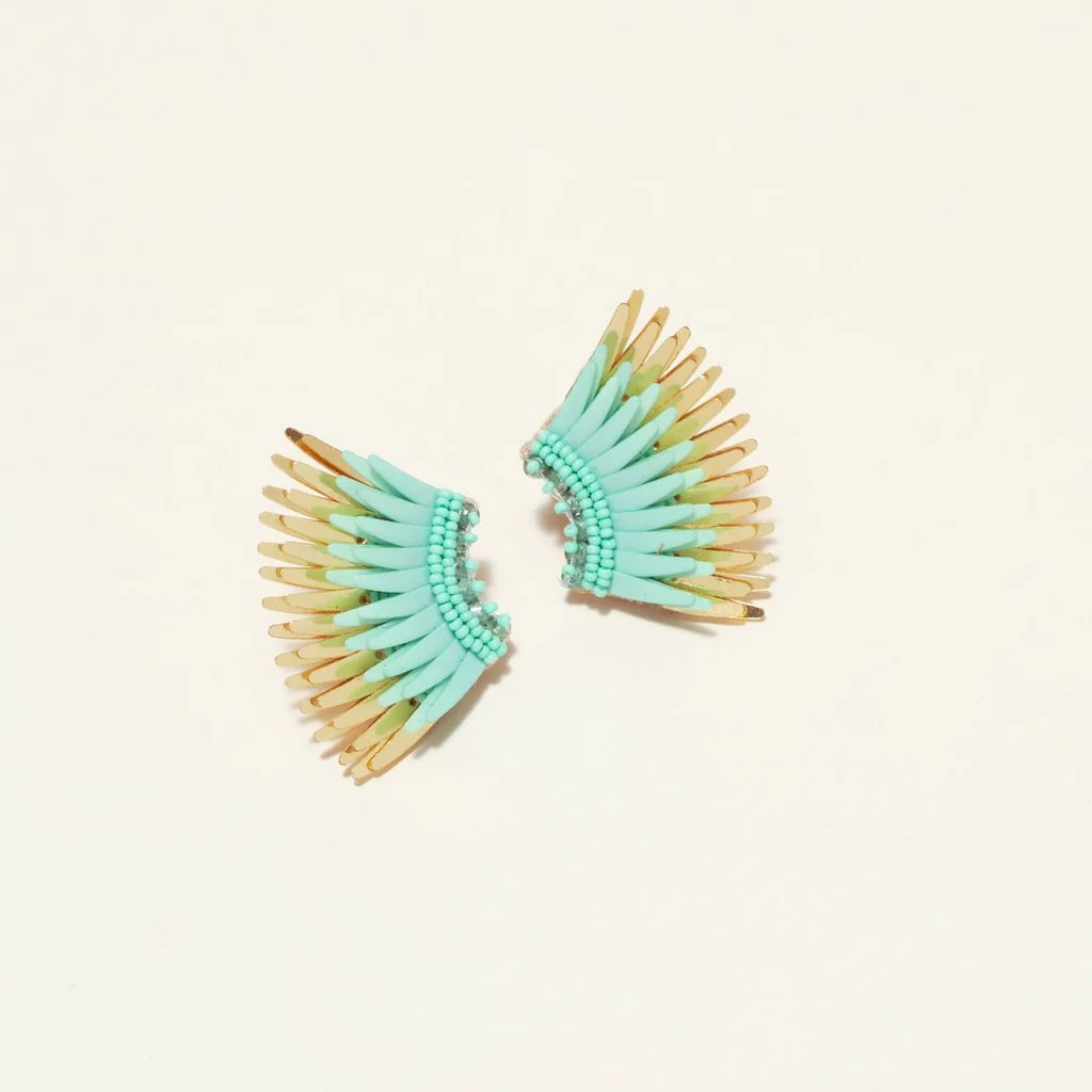 Mini Madeline Earrings Royal Turquoise | Mignonne Gavigan