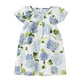 Mud Pie Girls Blue Hydrangea Smocked Dress, Small | Amazon (US)