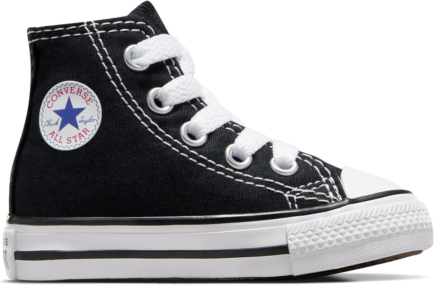Amazon.com | Converse Kids' Chuck Taylor All Star High Top, Black, 9 Toddler | Sneakers | Amazon (US)