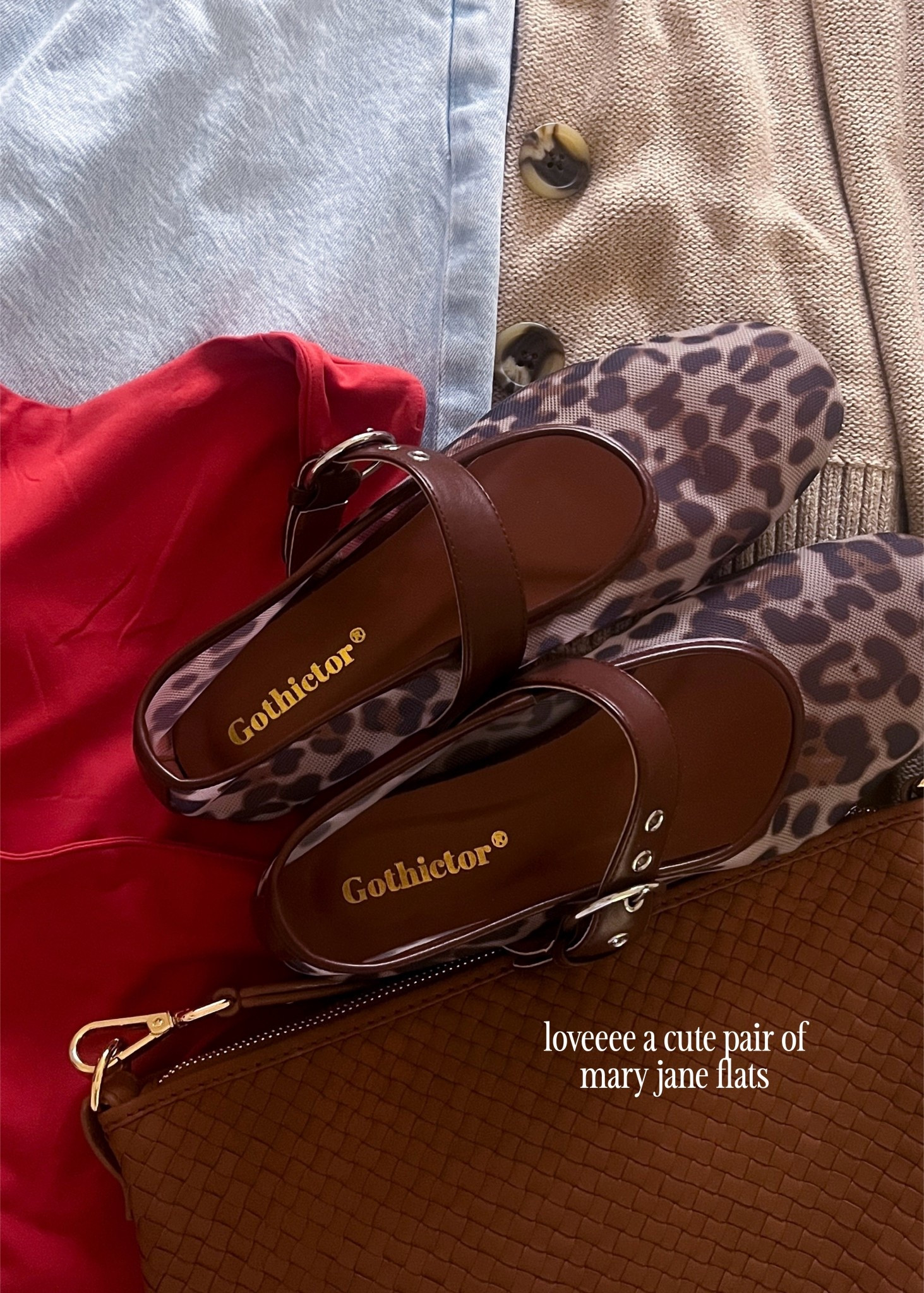 I could wear these leopard Mary Jane flats every day 🤎

#LTKootd #LTKWorkwear #LTKOver40