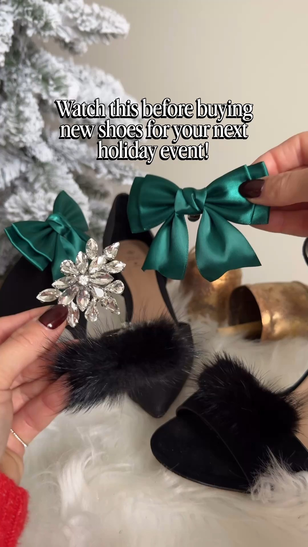 Holiday hack 💎 Jazz up your favourite heels for a work event, wedding, etc. with these shoe clips, instead of spending money on a new pair that you'll only wear once or twice. 



#LTKcanada #LTKpartywear #LTKshoes