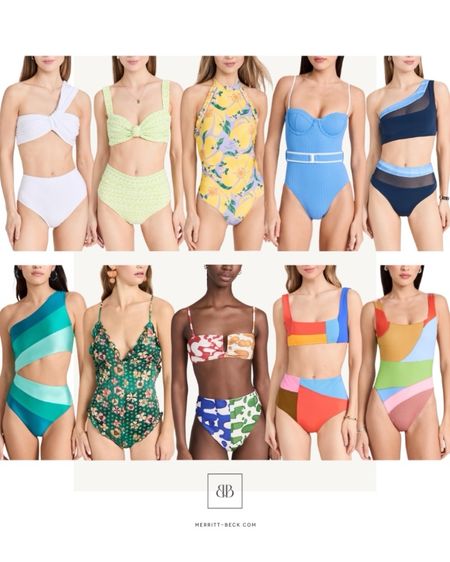 Swimwear roundup from Shopbop! Bright bikinis and flattering one-pieces for beach and poolside wear 👙

#LTKSeasonal
