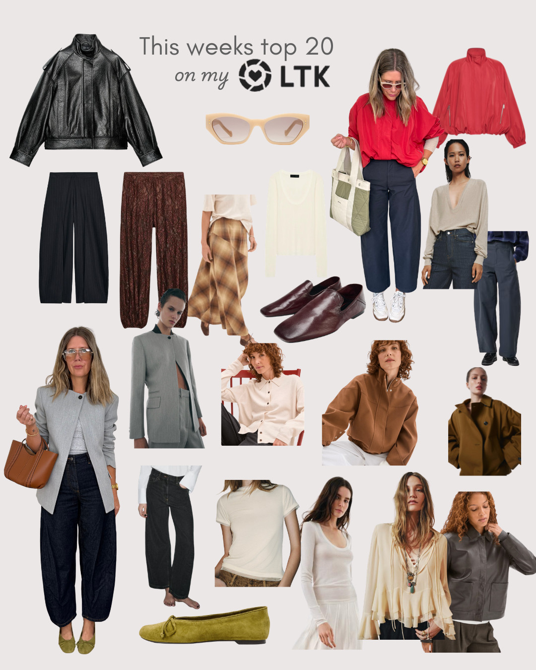 My top 20 - the pieces you have shopped last week - those that are in high demand for our wardrobes this season.  

 #LTKaustralia #LTKstyletip #LTKautumn