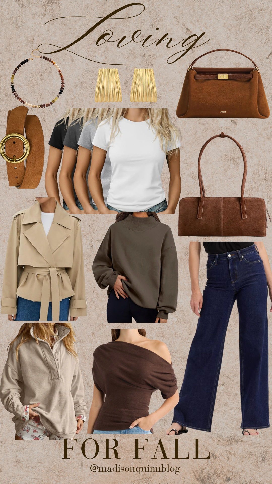 What I am eyeing while preparing to transition my wardrobe to fall!

fall fashion fall style handbags tees closet staples neutral sweater jacket denim jeans 

 #LTKgrwm #LTKootd #LTKSeasonal