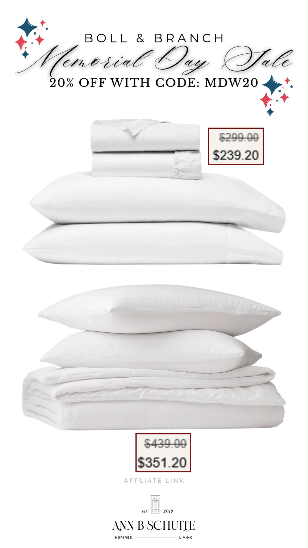 Boll and Branch Memorial Day sale is bringing dreamy bedding season home with 20% off using code MDW20 for the softest sleep upgrade ever. 🛏️🤍✨ #BollandBranch #MemorialDaySale #LuxuryBedding #OrganicSheets #BedroomStyle #CozyHome #SleepEssentials #HomeRefresh #LTKhome #SoftSheets 

 #LTKHome #LTKSaleAlert