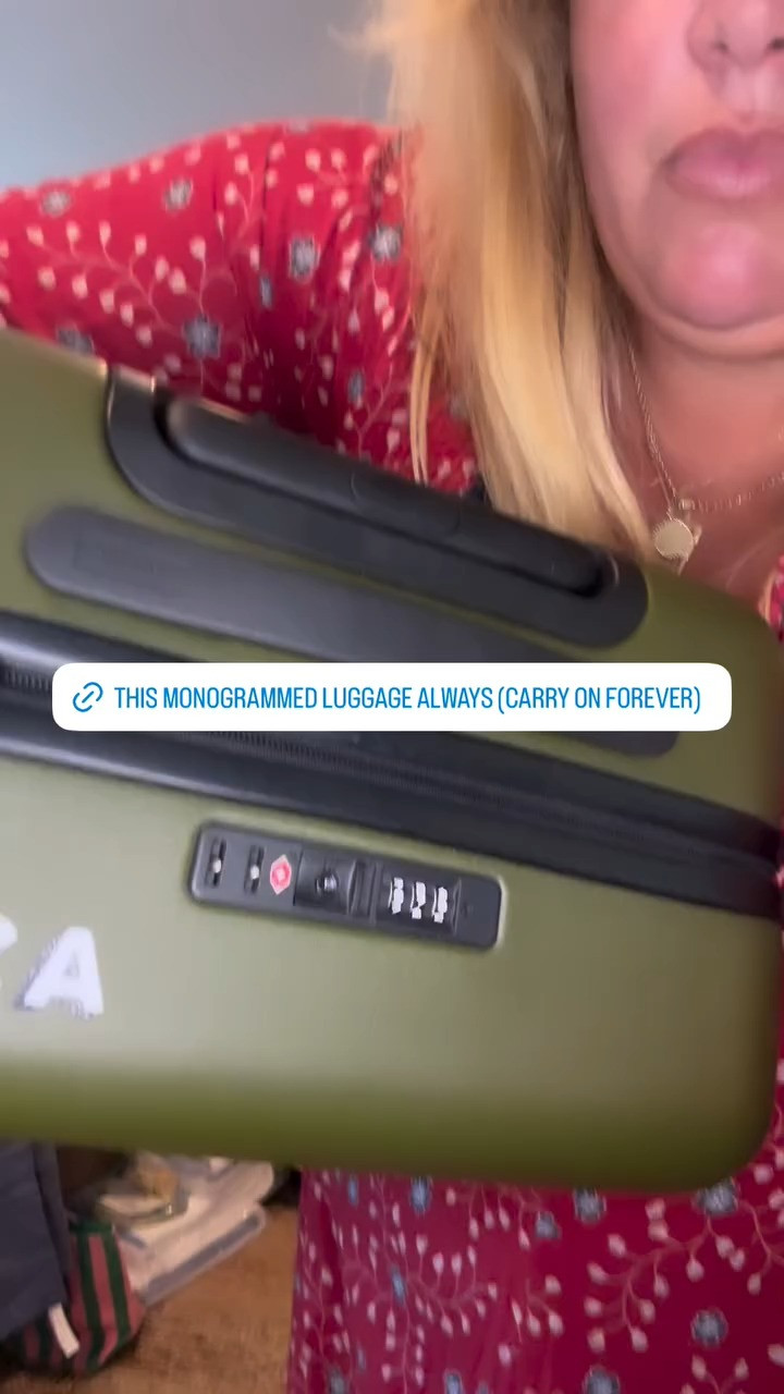 Monogrammed luggage!

#LTKTravel