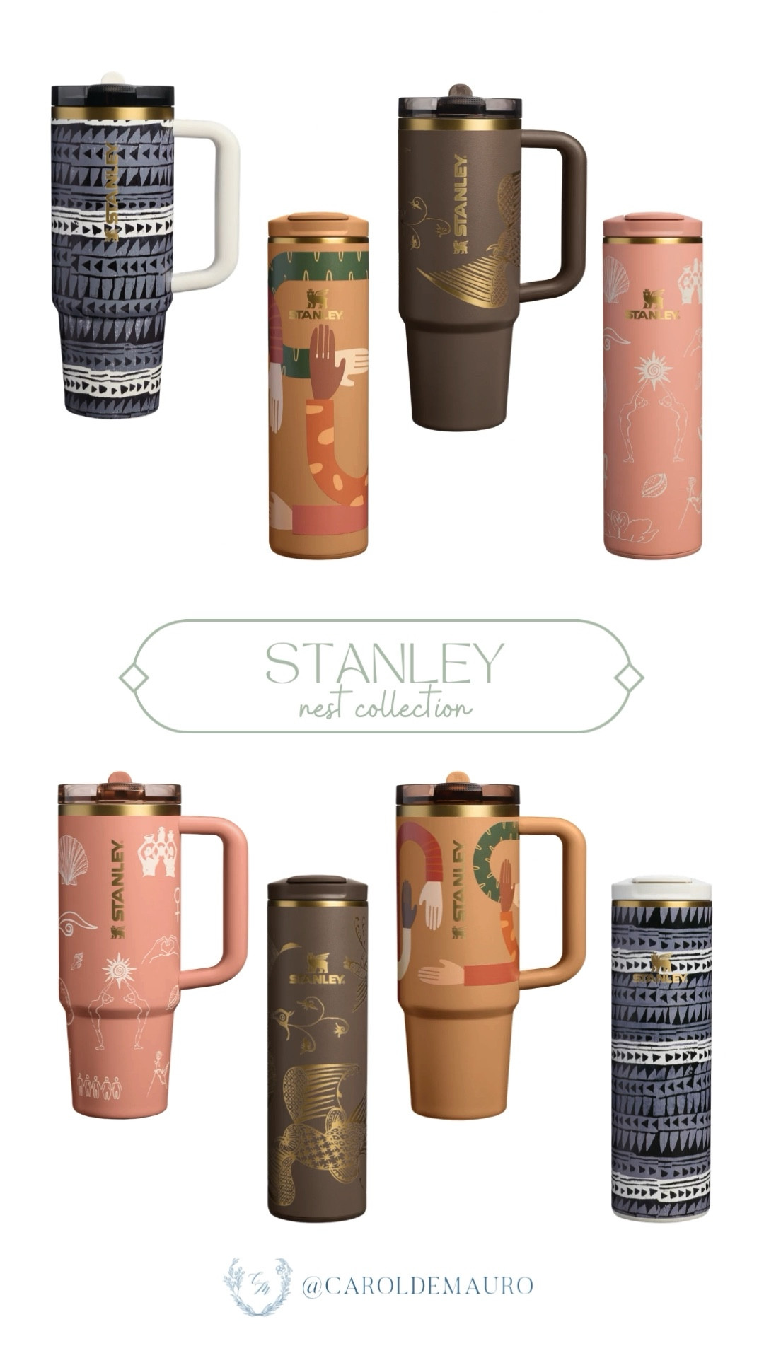 If you're in need of a new tumbler to replace your old one, consider getting one of this pieces from Stanley. So many new designs from the NEST collection and I'll bet you'll love it.

earthy neutral tones, everyday essentials, travel mug, new arrivals, stay hydrated, spring wellness, errands day musthave

#LTKTravel #LTKSeasonal #LTKU