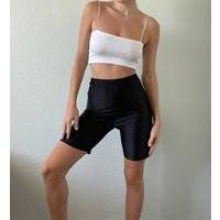 Vintage Black Biker Shorts | Etsy (US)