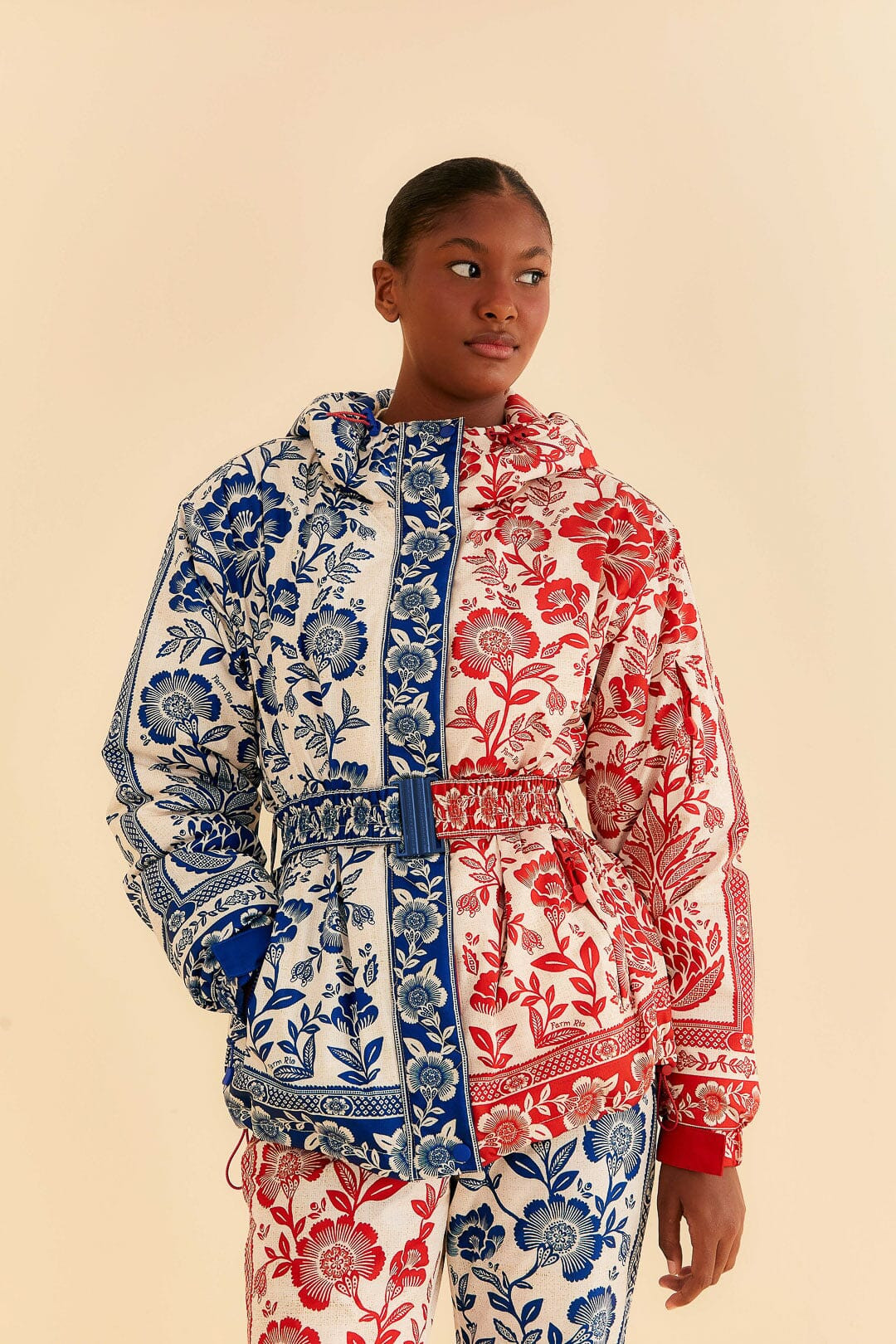 Mixed Pineapple Garden Ski Jacket | FarmRio (US)