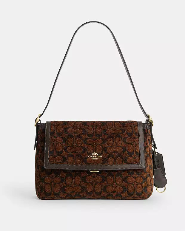Etta Flap Bag In Signature Chenille | Coach Outlet US