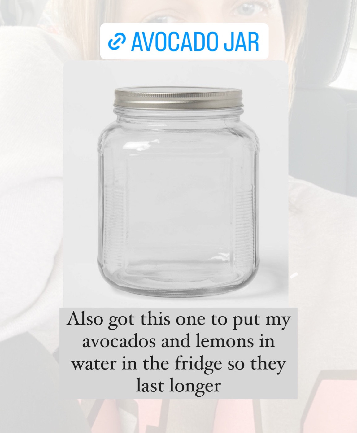 Avocado jar, glass jar #ltkkitchen 

#LTKunder50 #LTKFind #LTKhome