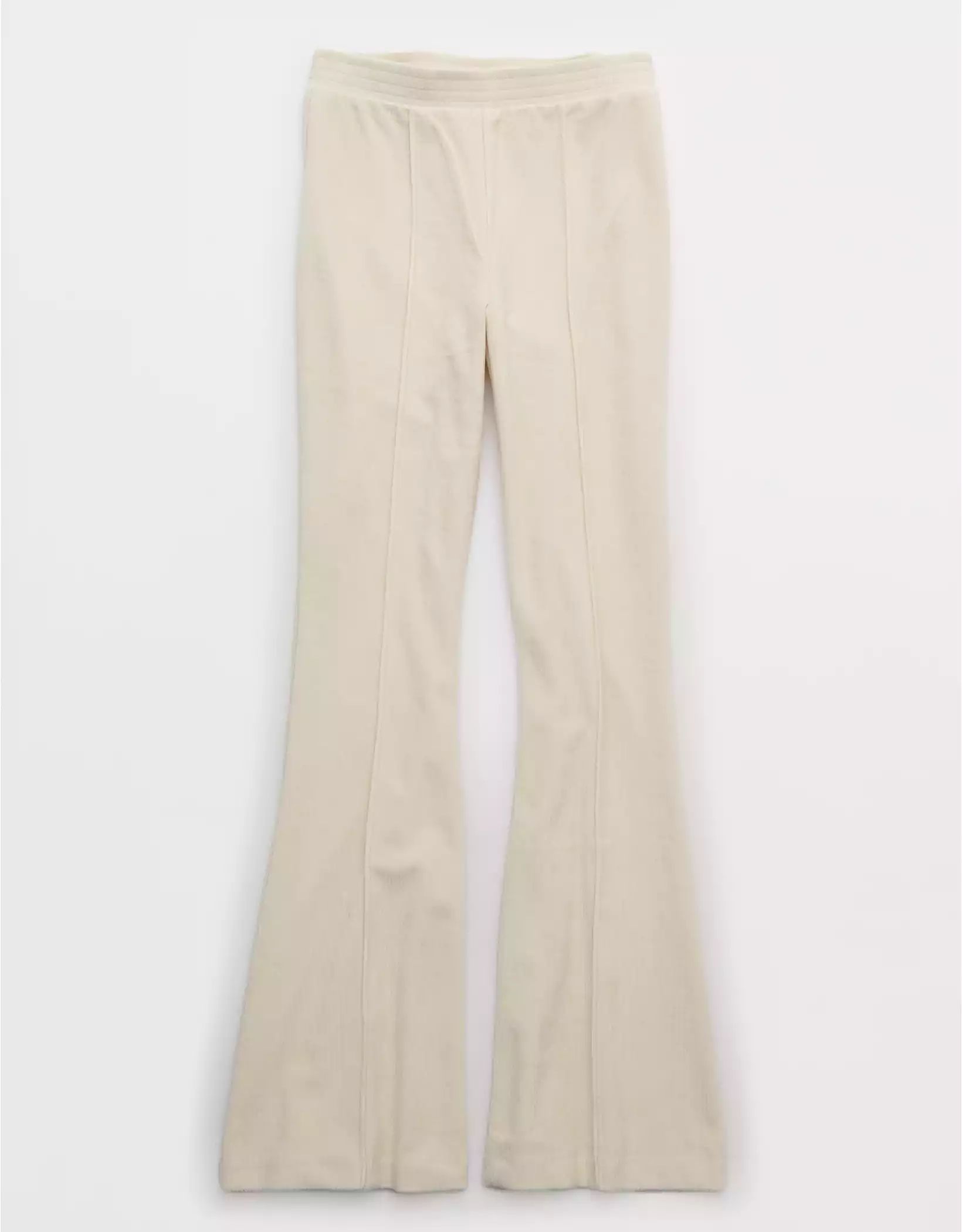 Aerie Groove-On Rib Velour Flare Pant | Aerie