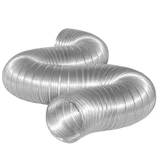 6 in. x 8 ft. Semi-Rigid Flexible Aluminum Duct | The Home Depot