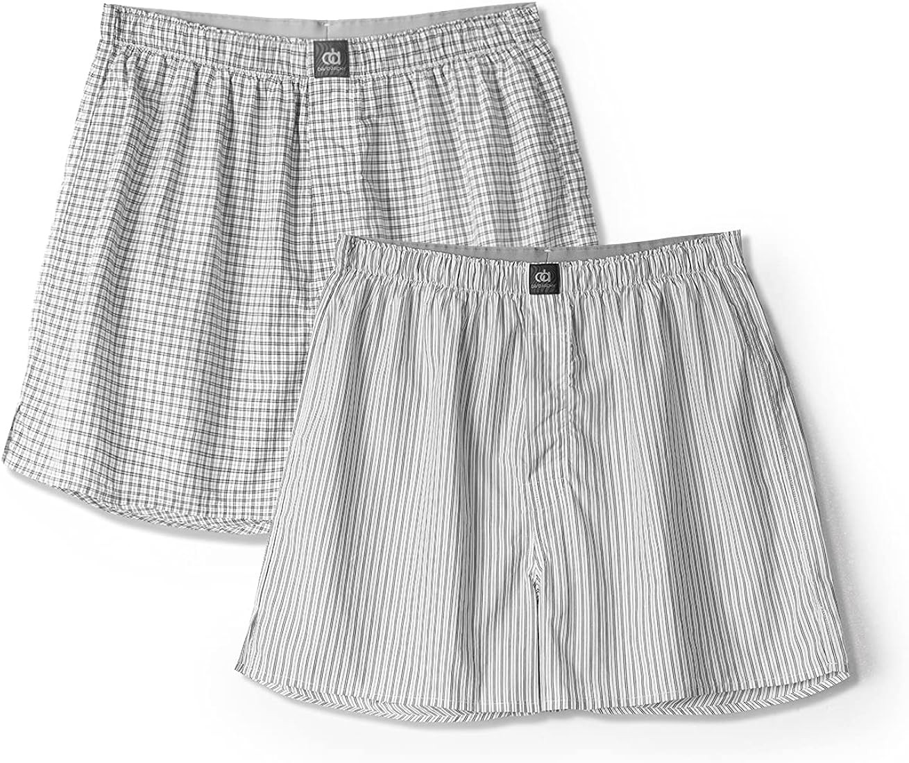 DAVID ARCHY Men's Boxers Shorts with Button Fly Soft Underwear for Men 2-3 Pack | Amazon (US)