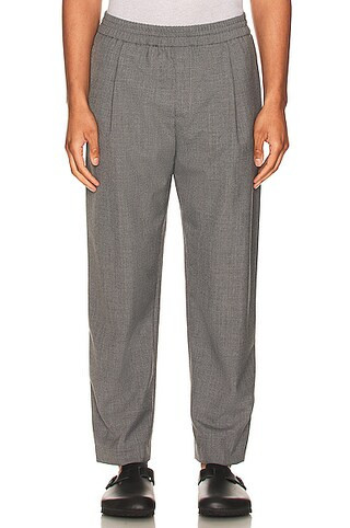 WAO The Casual Trouser in Grey - Grey. Size S (also in XL). | FWRD 