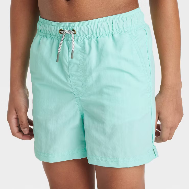 Boys' Solid Swim Trunks - art class™ Light Blue | Target