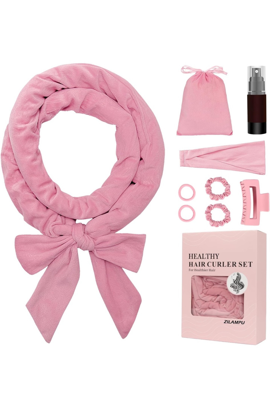 Tired of the hard rod making it hard to sleep at night? This heatless curler set is a dream come true. Beautiful curls and a good nights sleep! 

#LTKStyleTip #LTKBeauty #LTKGiftGuide