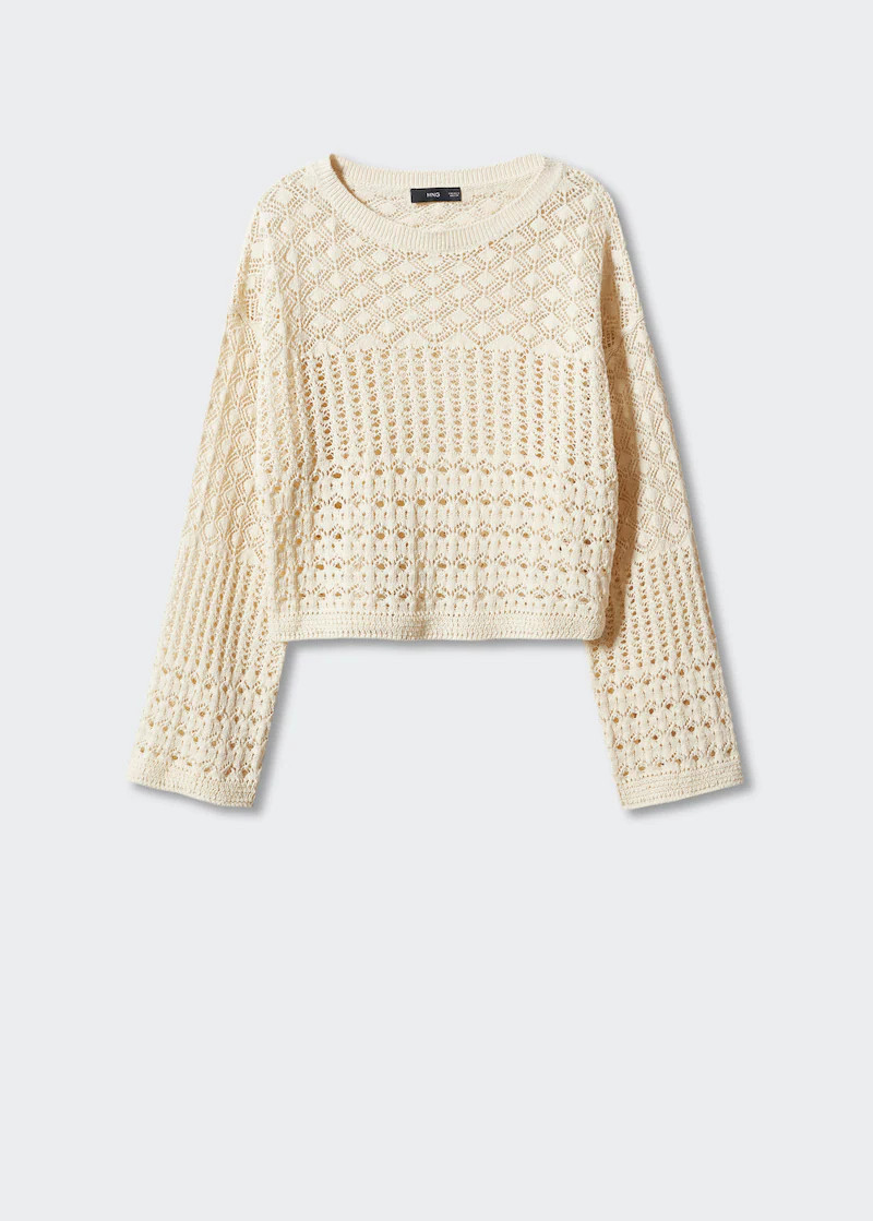 Openwork panel sweater | MANGO (US)