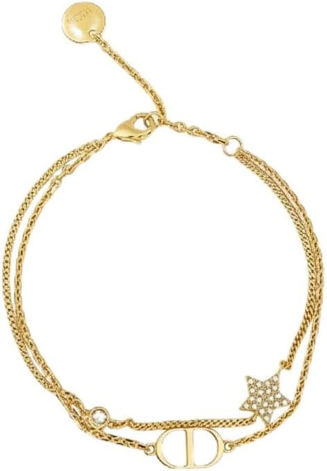 DorkTees Gold-Plated Chain Necklace with Crystal Star Pendant, Multi-Strand Design, Fashion Jewel... | Amazon (US)