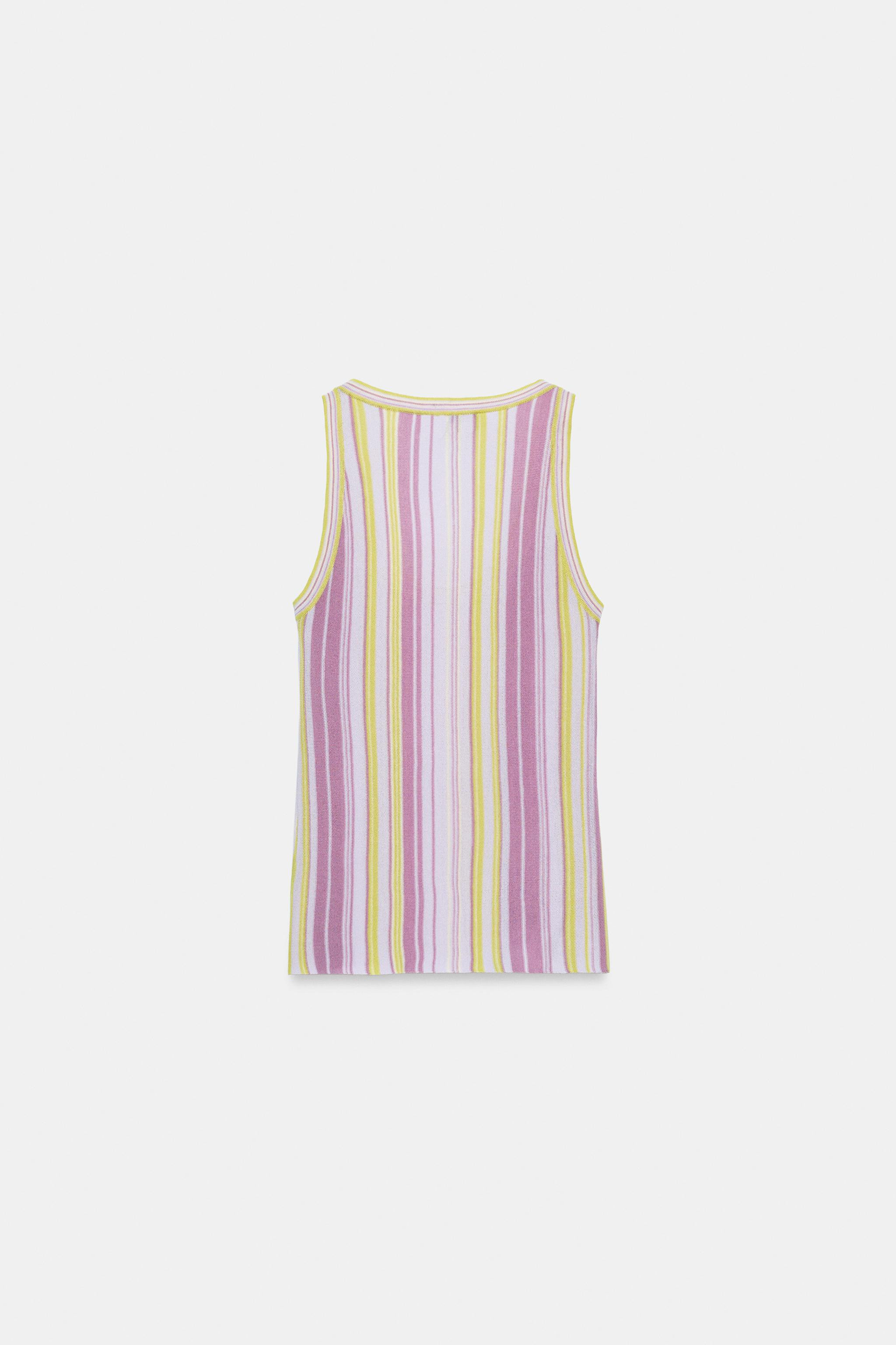 STRIPED KNIT TOP | Zara US