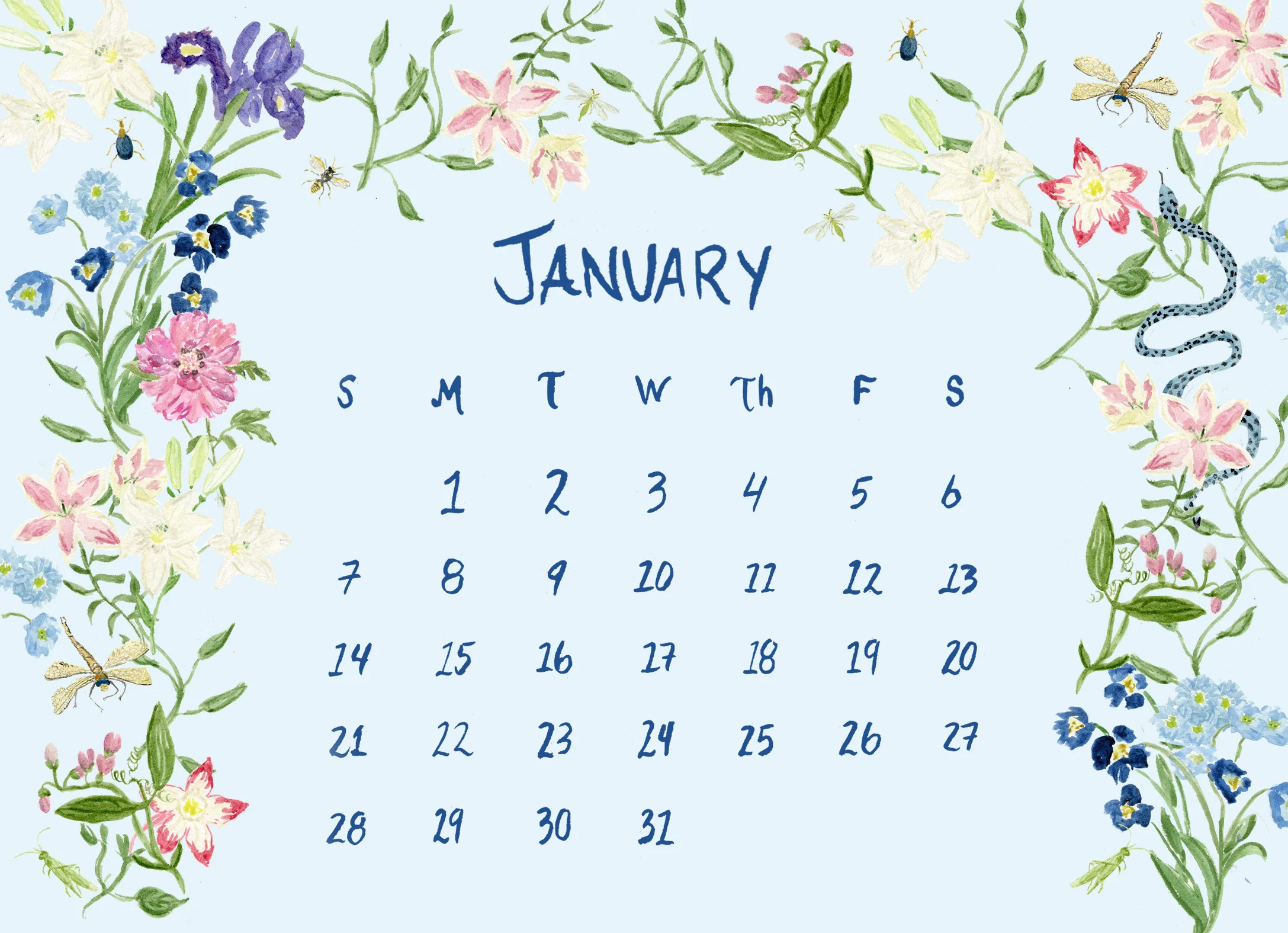 2024 Desk Calendar | LouLou Baker