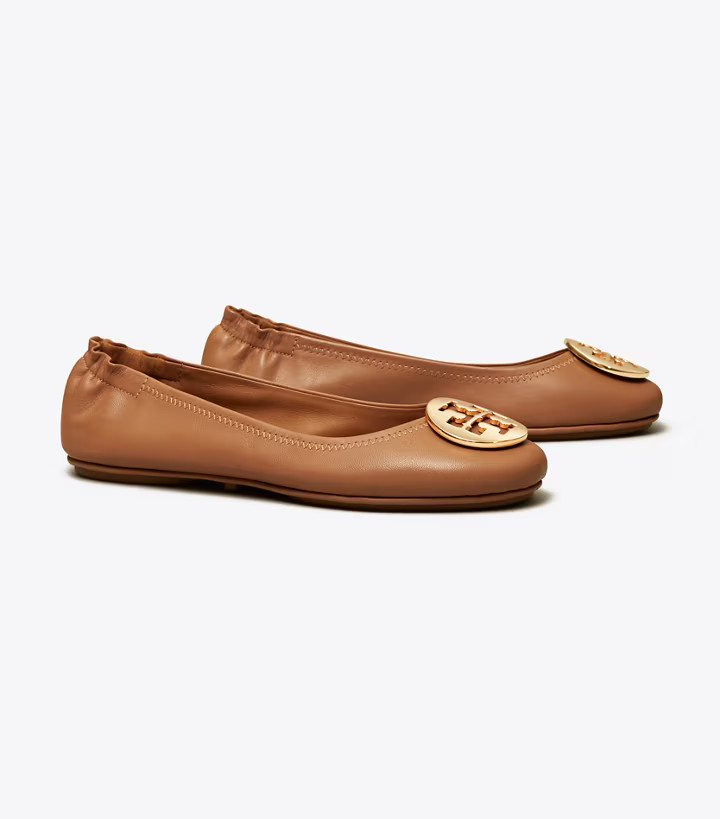 Minnie Travel Ballet Flat, Leather: Women's Shoes | Flats | Tory Burch | Tory Burch (US)