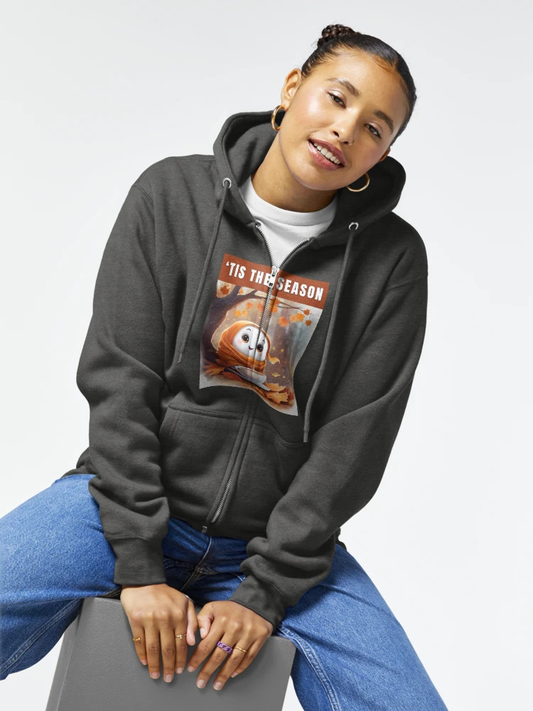 Fall Ghost - ‘Tis the Season Zipped Hoodie | Redbubble (US)