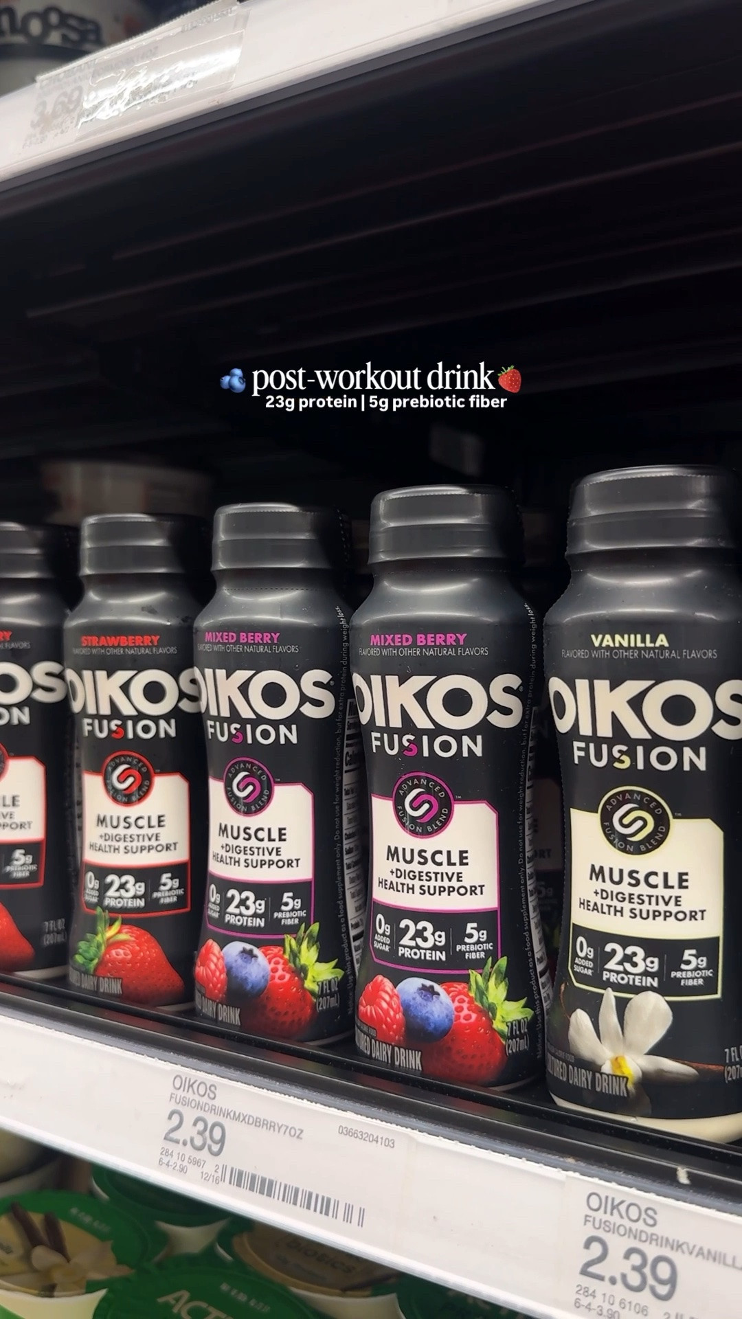 #ad | okay I’m usually a vanilla girl but the strawberry Oikos Fusion Drink is definitely my favorite 🍓 (but all 3 are delicious!) Whether you’re looking for a way to refuel after your workout or an easy snack to bring on-the-go, @oikos Fusion Drinks are the perfect option! 😋 They’re packed with 23g of complete protein, & 5g of prebiotic fiber to support gut health! (Ladies: don’t forget about your fiber! It’s just as important as protein!!) Share this find with your Target bestie who would love & grab Oikos Fusion to try on your next #targetrun 🎯 

#targetpartner #oikosstrong #oikostarget #targetfinds @Target

#LTKfitnessgoals #LTKmomlife #LTKselfcare