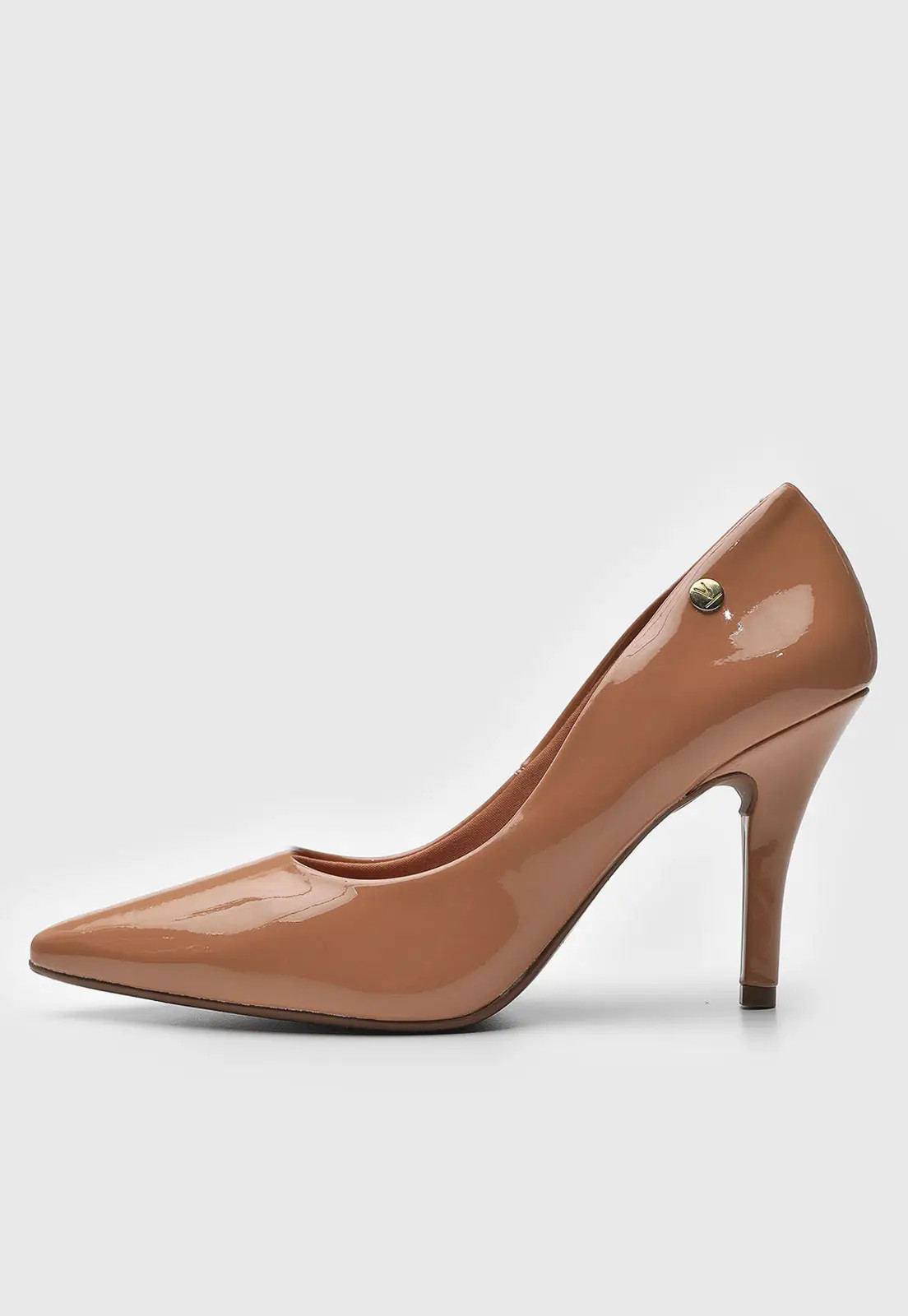 Scarpin Vizzano Verniz Nude | Dafiti (BR)