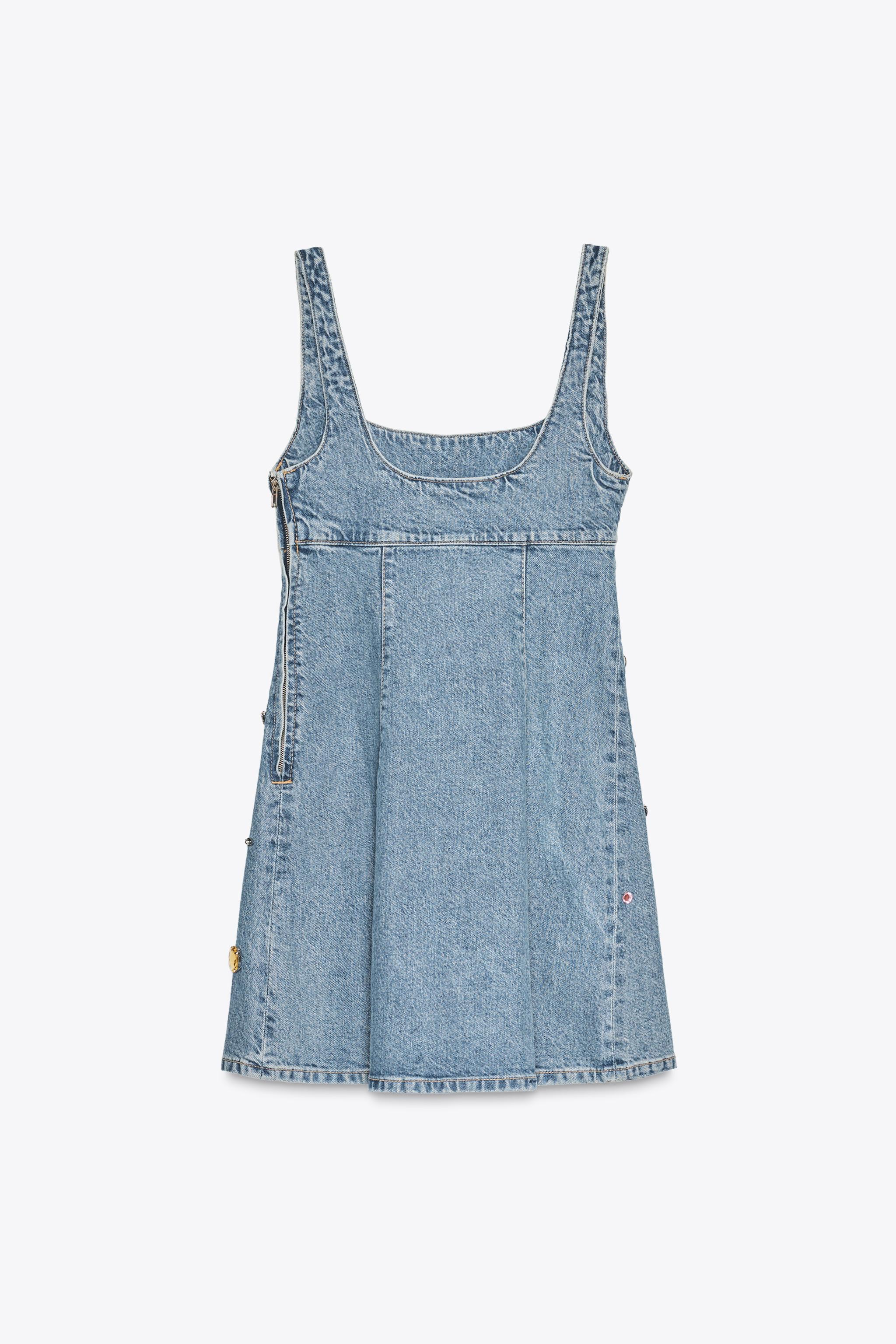 TRF JEWEL DENIM DRESS | Zara US