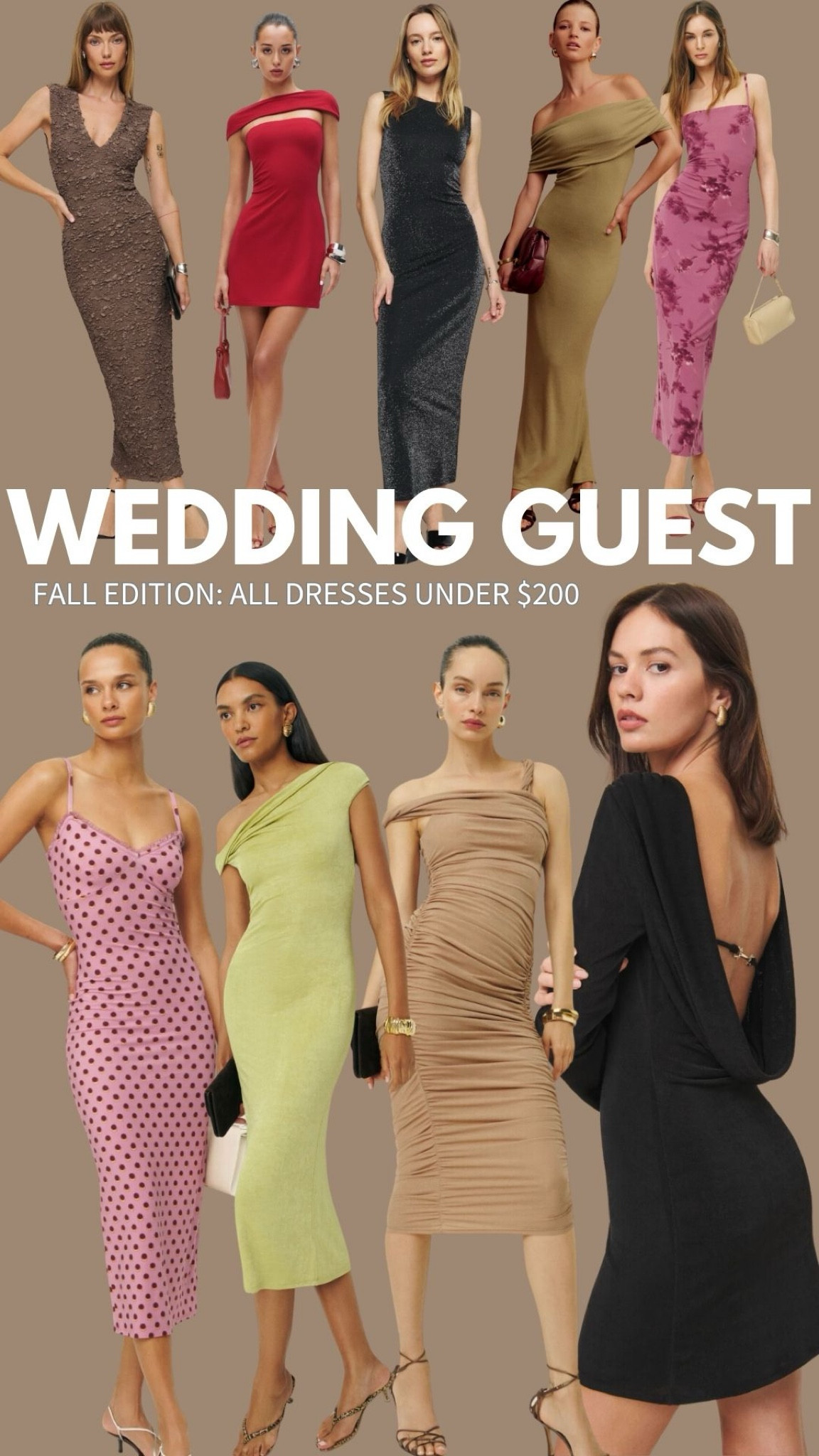 gorgeous dress options for wedding guest this fall season 

#LTKWedding #LTKStyleTip #LTKSeasonal