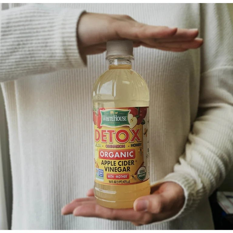 White House Detox Apple Cider Vinegar, 16 fl oz - Walmart.com | Walmart (US)