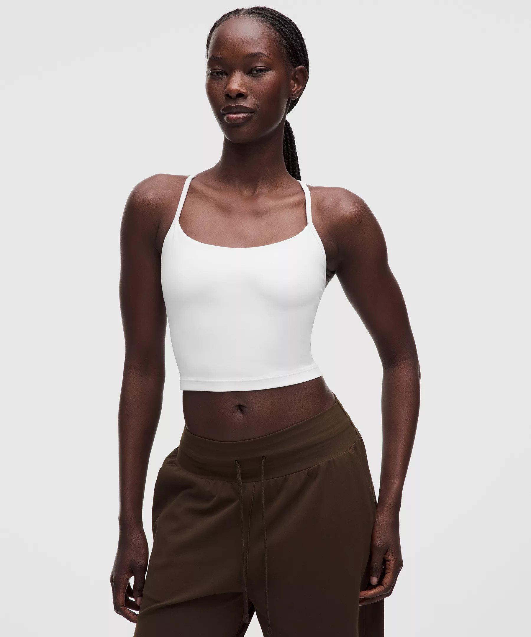 Flow Y Cropped Tank Top *Light Support, B/C Cup | Women's Sleeveless & Tank Tops | lululemon | Lululemon (US)