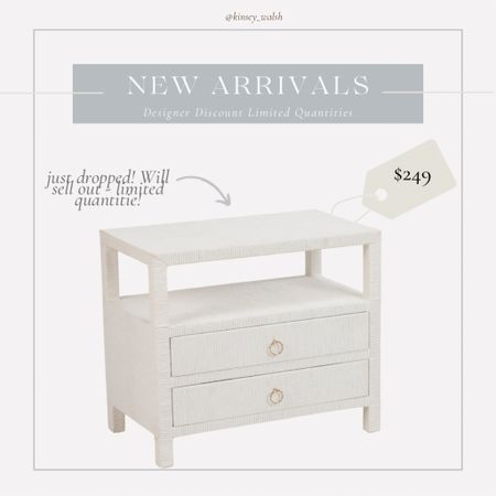This beautiful designer look for less Rafia nightstand at side table just dropped! Amazing price for the quality! 

#LTKSeasonal #LTKHome #LTKStyleTip