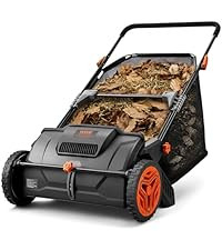 VEVOR Push Lawn Sweeper 21" Leaf & Grass Collector 3.5 cu. ft. Hopper Bag | Amazon (US)