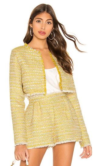 Lovers + Friends Analee Jacket in Sun Yellow from Revolve.com | Revolve Clothing (Global)