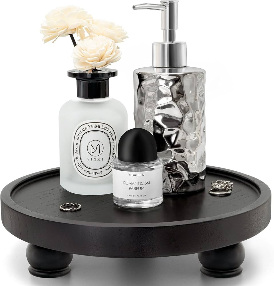 EOSAHR Modern Wood Riser for Display : Farmhouse Pedestal Stand for Kitchen Counter and Home Deco... | Amazon (US)