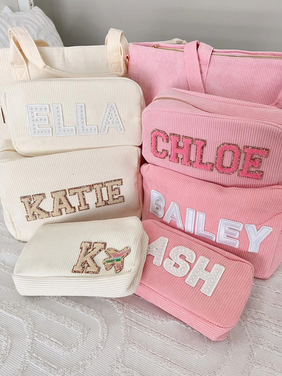 Corduroy Makeup Bag Collection | KenzKustomz