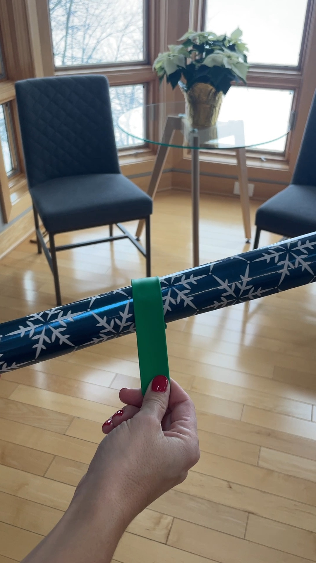 Wrapping paper tool-

These work like a charm to keep your paper organized and secure.
You can also use them to hold cords, toys and so much more.


#LTKSeasonal #LTKHoliday