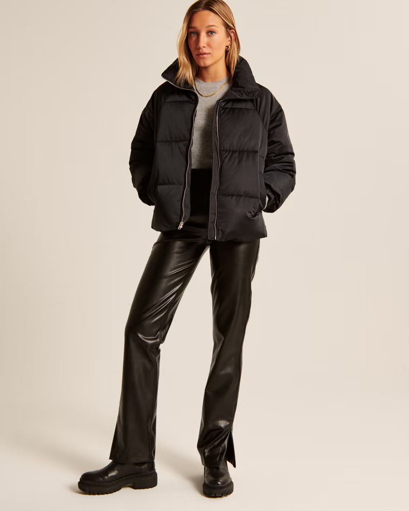 Women's Ultra Classic Puffer | Women's Coats & Jackets | Abercrombie.com | Abercrombie & Fitch (US)