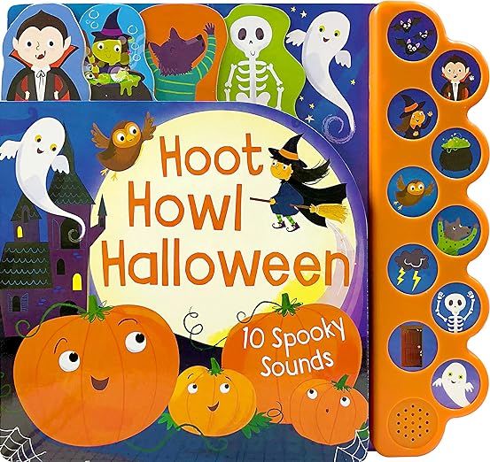 Hoot Howl Halloween 10-Button Sound Book for Little Trick-Or-Treaters (Interactive Children's Sou... | Amazon (US)