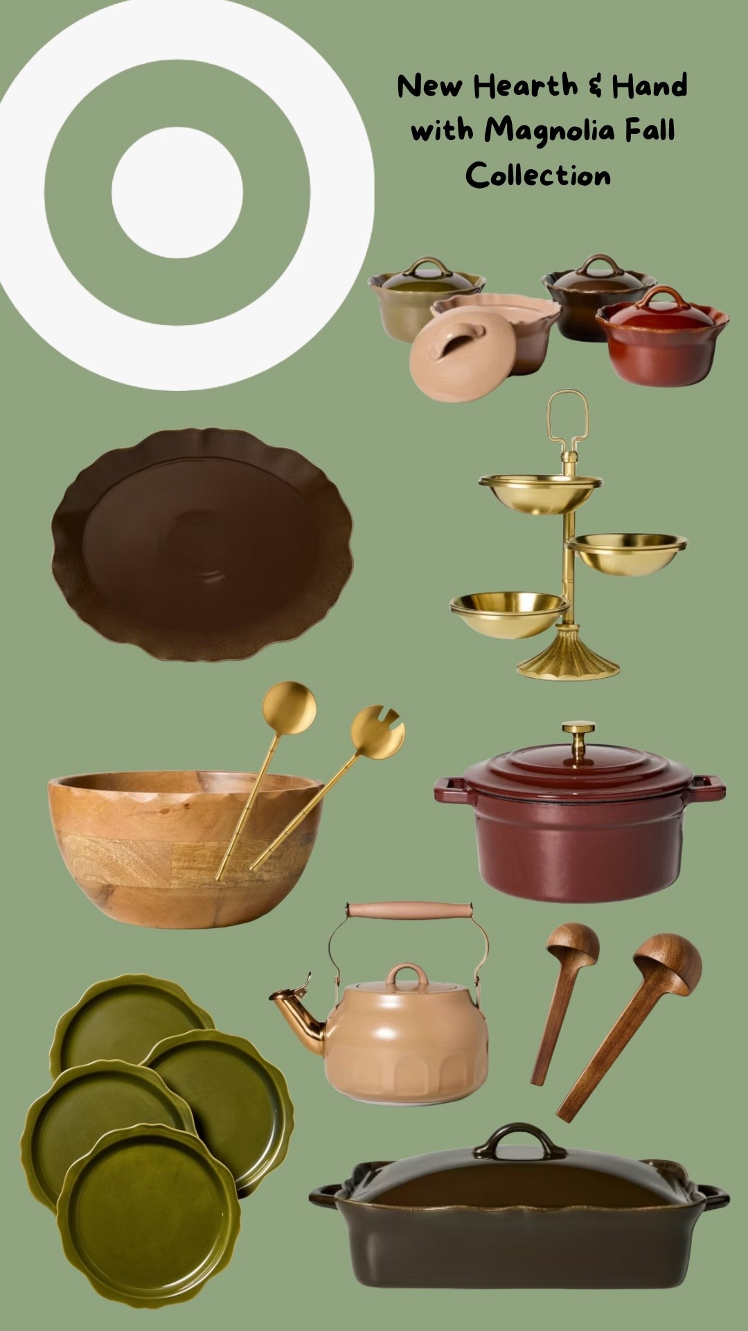 Target absolutely killed this new fall collection by Hearth & Hand with Magnolia🤎🍂🍽️🥣 these Dutch ovens are everything, I’m swooning over these chocolate browns and rich colors
#targetfallcollection #hearthandhand #targethome #fallcollection 

#LTKSeasonal #LTKHome #LTKFindsUnder100