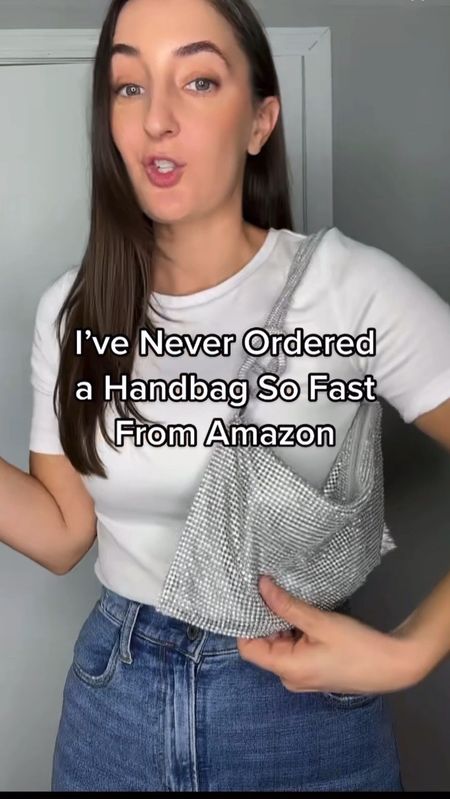 Amazon handbag, rhinestone handbag, Amazon bag, trendy handbags, shoulder bag, must have Amazon finds, must have Amazon, Amazon fashion finds 