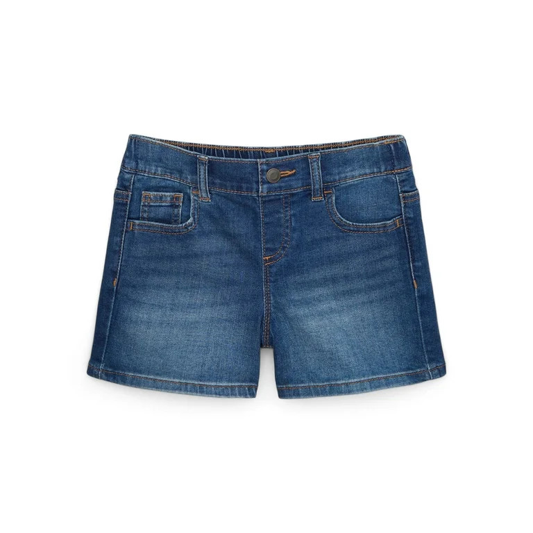 Wonder Nation Girls Denim Shorts, Sizes 4-18 & Plus | Walmart (US)