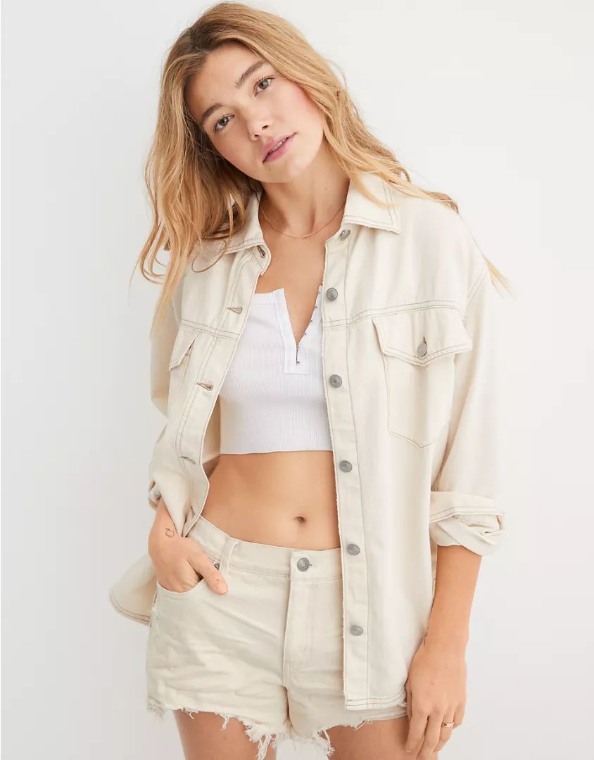 Aerie Denim Shacket | American Eagle Outfitters (US & CA)