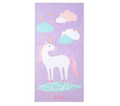 Unicorn Beach Towel | Pottery Barn Kids