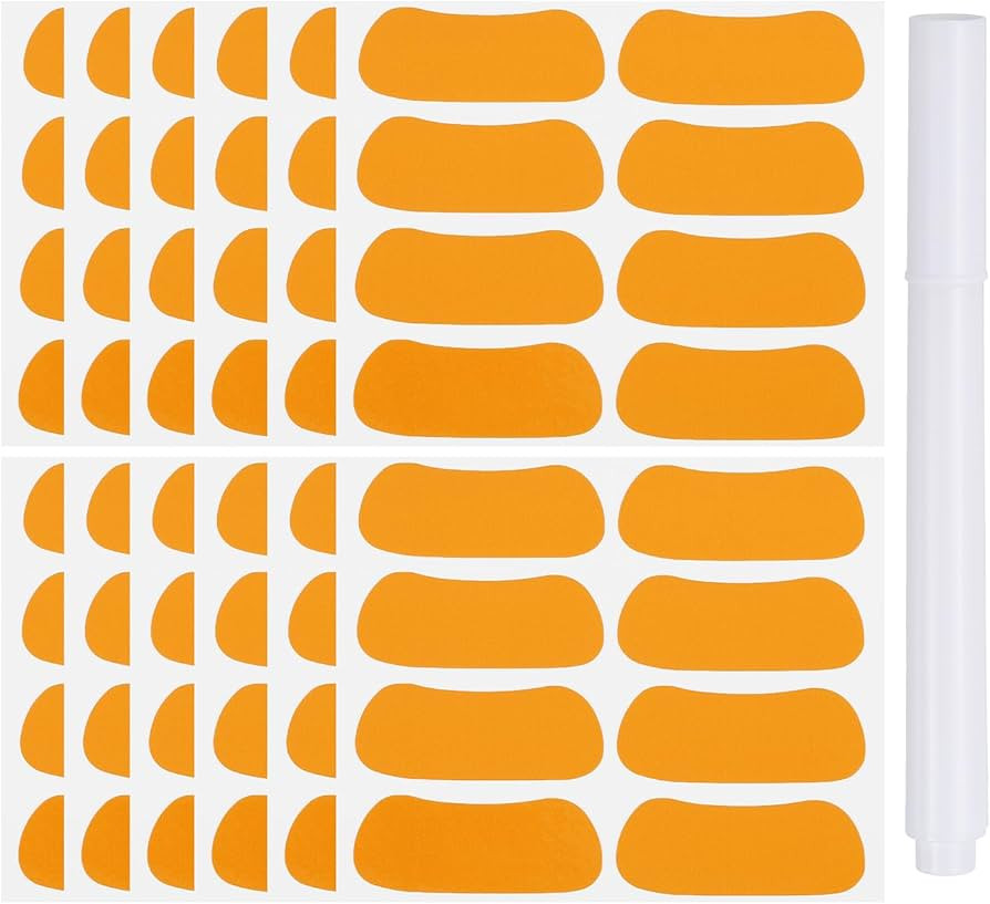 PATIKIL 48 Pairs Sports Eye Black Stickers, Under Eye Black Strips Football Face Stickers Breatha... | Amazon (US)