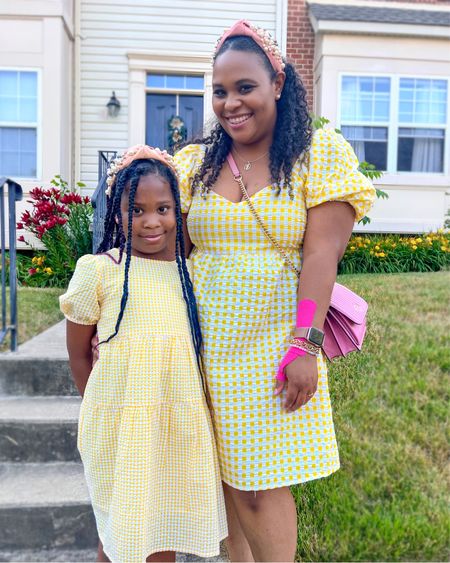 Yellow gingham is a sunny vibe for summer. Our dresses are sold out but I’ve linked some cute similar options. 

#LTKfamily #LTKstyletip #LTKkids